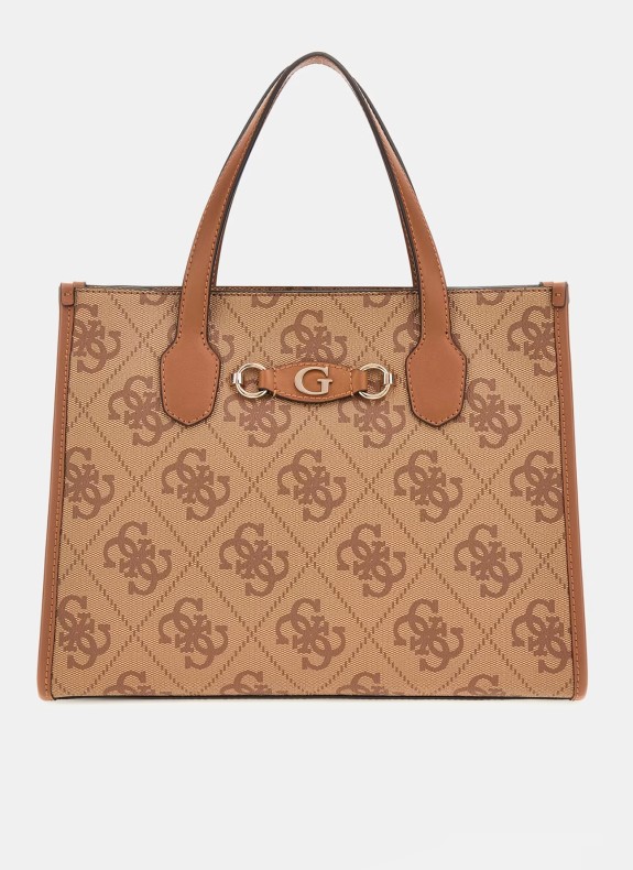 Bolso Guess Izzy 2 Comp Tote taupe