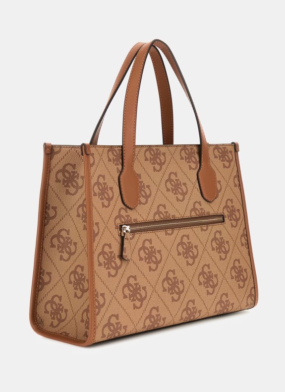 Bolso Guess Izzy 2 Comp Tote taupe
