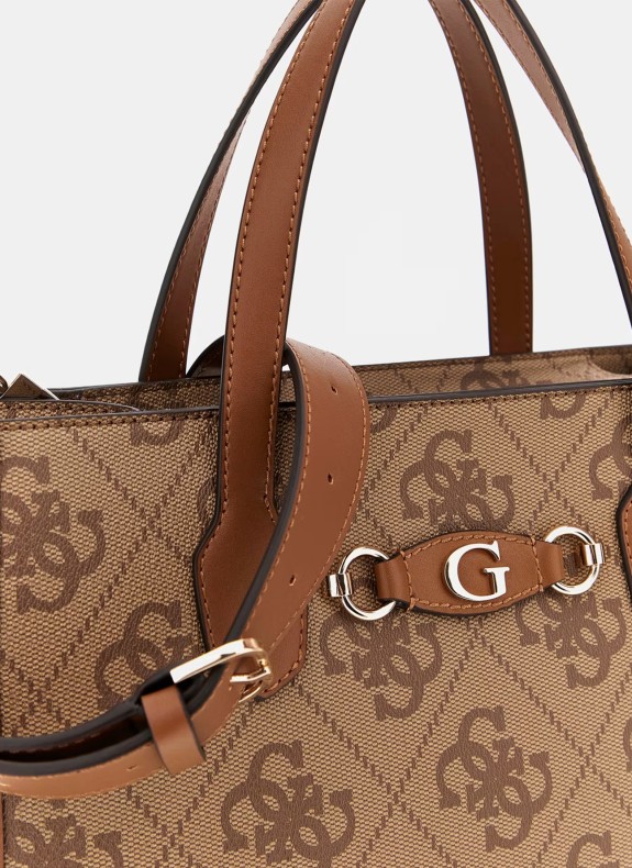 Bolso Guess Izzy 2 Comp Tote taupe