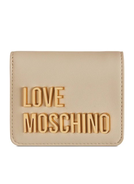 Porte-monnaie Love Moschino JC5612 beige