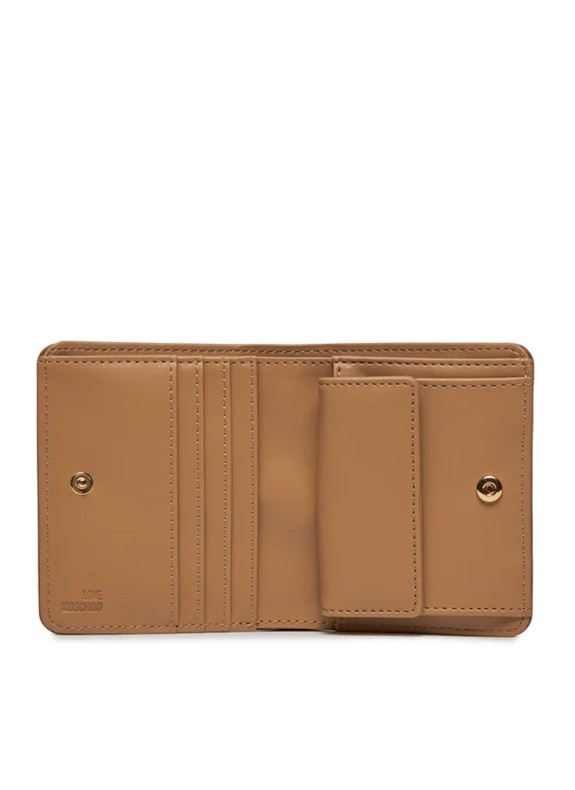 Porte-monnaie Love Moschino JC5612 camel