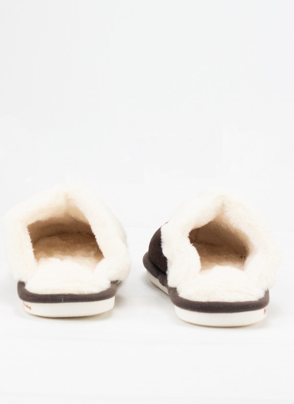 Chaussons maison Keslem KHL-82 marron