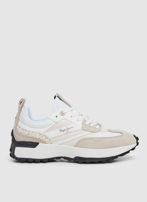 Zapatillas Pepe Jeans Lucky Print blanco