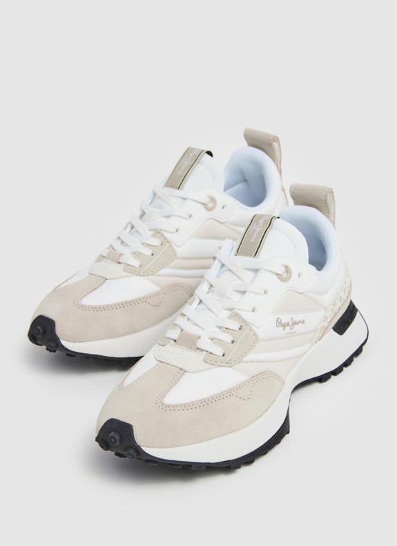 Zapatillas Pepe Jeans Lucky Print blanco
