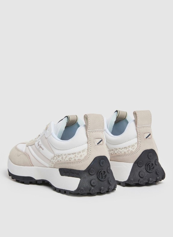 Zapatillas Pepe Jeans Lucky Print blanco