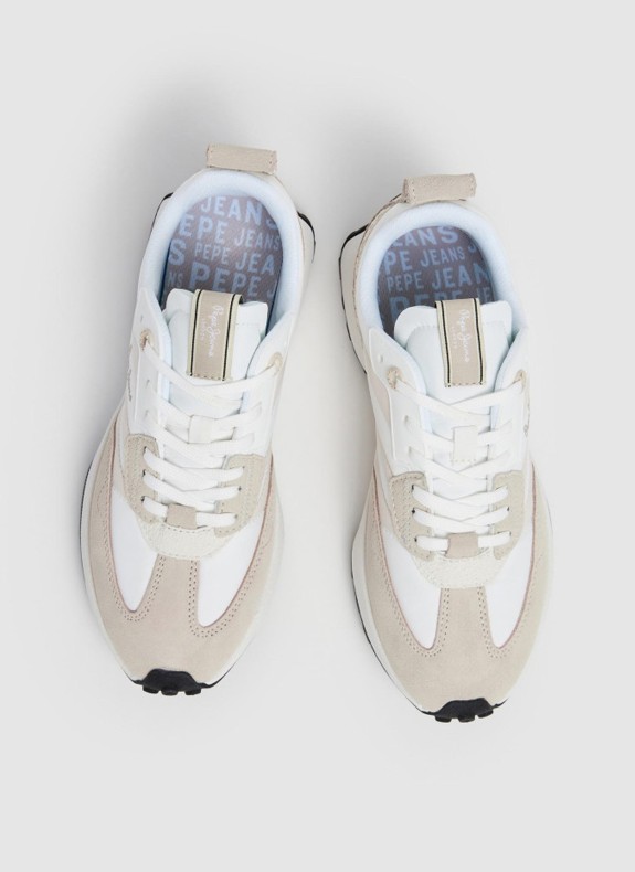 Zapatillas Pepe Jeans Lucky Print blanco