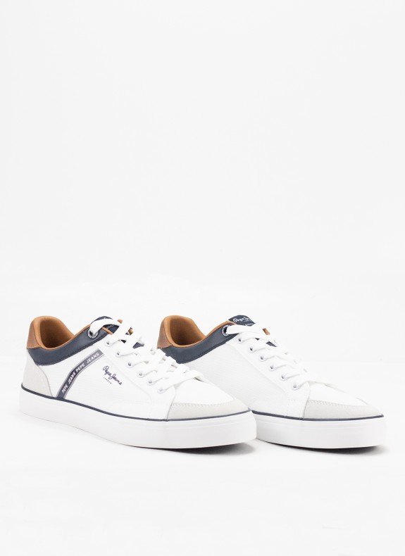 Baskets Pepe Jeans Kenton Stage blanches