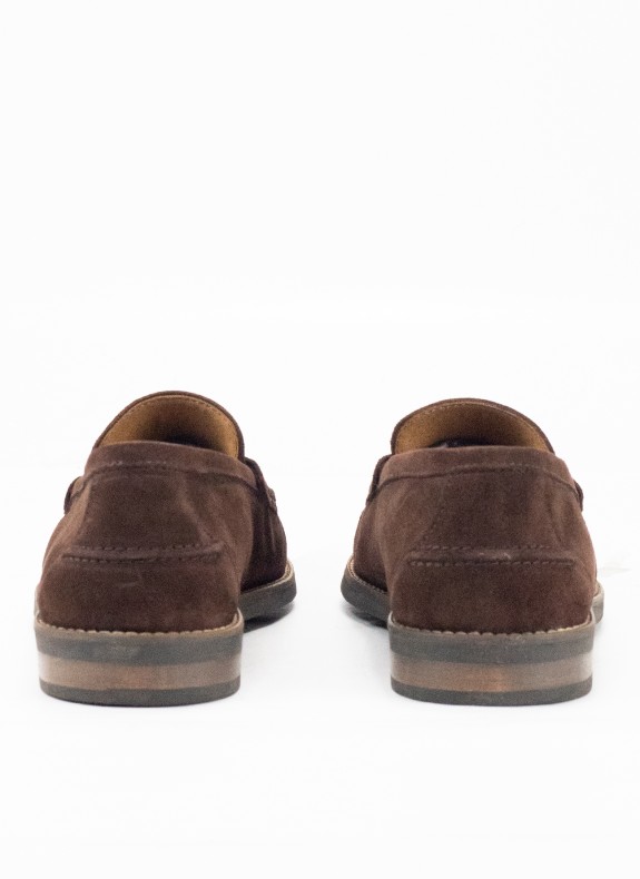 Mocassin en Cuir pour Homme de Couleur Marron