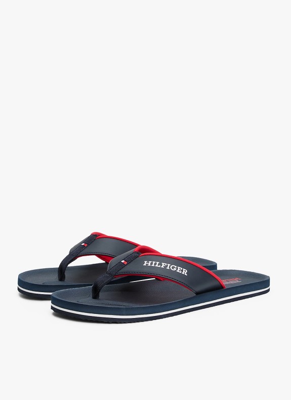 Chanclas Tommy Hilfiger Padded Comfort Hilfiger B Sandal marino