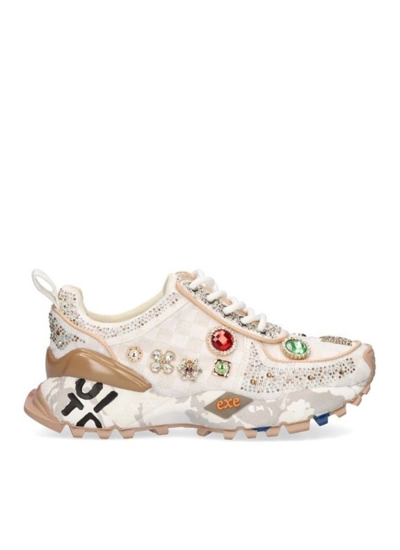 Baskets Exe Shoes SY24-6 beige
