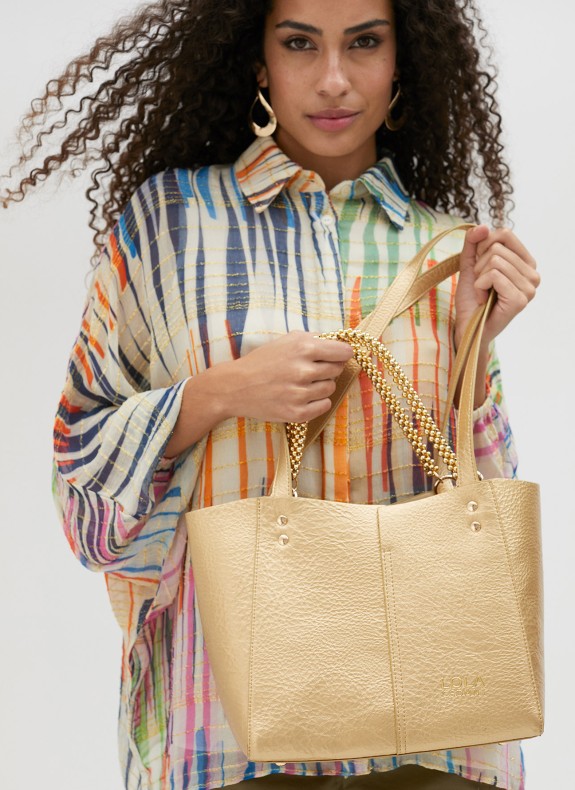 Lola Casademunt LS2504055 Goldtasche