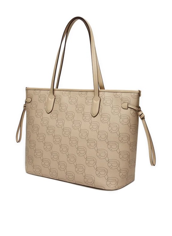 Sac Karl Lagerfeld Ikon Mono Cc Lg Tote sable