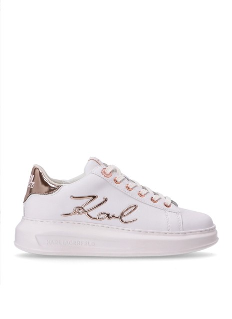 Baskets Karl Lagerfeld Kapri Signia Lace Lthr blanches