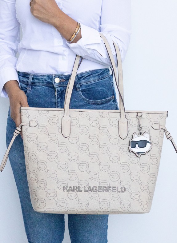 Bolso Karl Lagerfeld Ikon Mono cc Lg Tote Arena