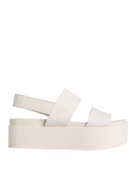 Sandalia Calvin Klein Flatform Sandal Sling In beige