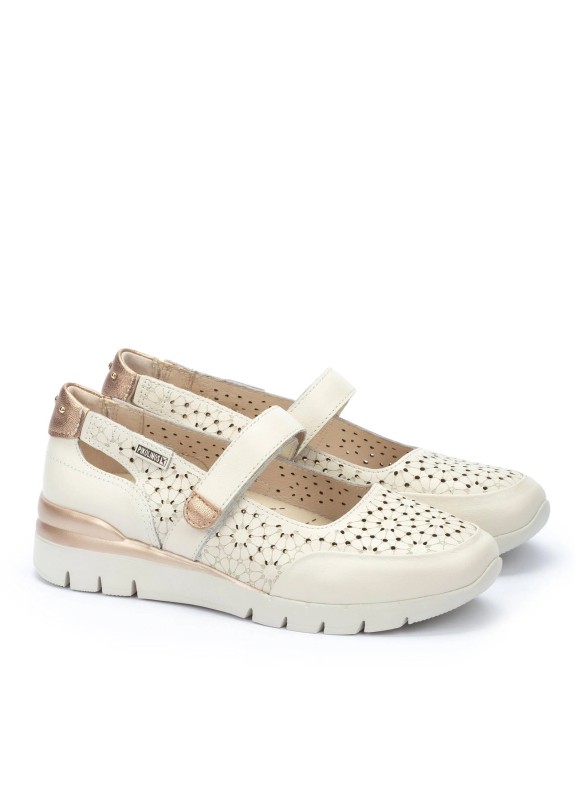 Zapato Pikolinos Cantabria blanco