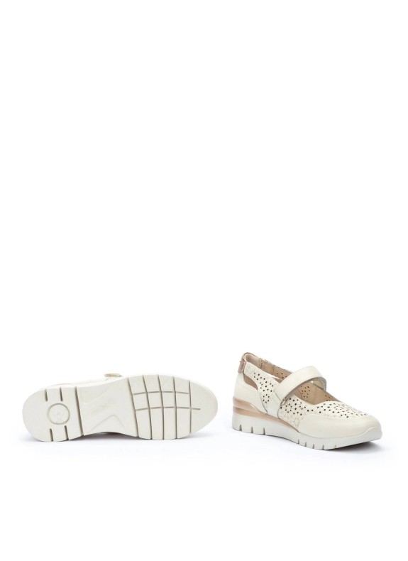 Zapato Pikolinos Cantabria blanco