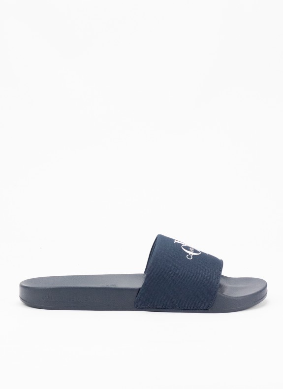 Tongs Calvin Klein Slide Monogram CV marine