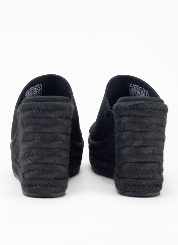 Calvin Klein Keil Rope Slide Mg schwarz