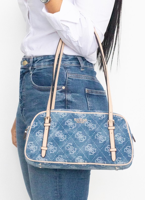 Bolso Guess Cerelia Shoulder Satchel azul