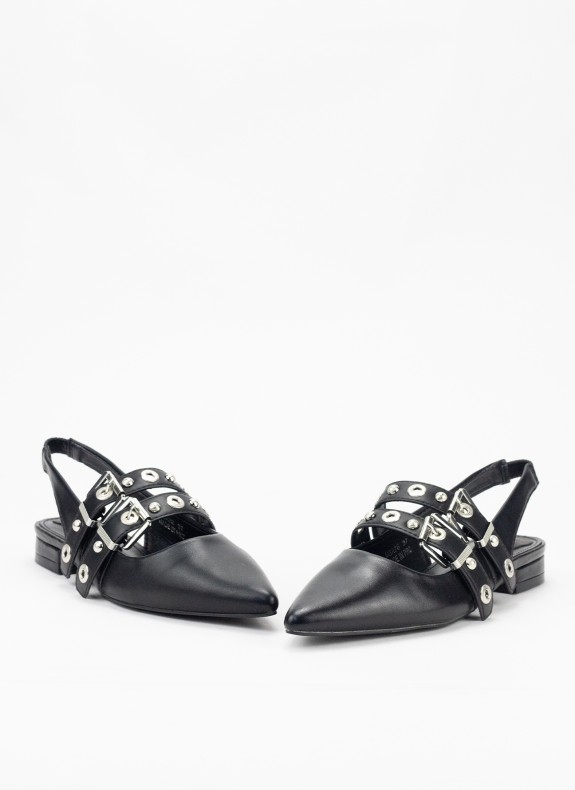 Fated Shoe mit Damen Tachuelas in Schwarz