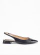 Chaussure à Talon Ouvert pour Femme en Couleur Noire
