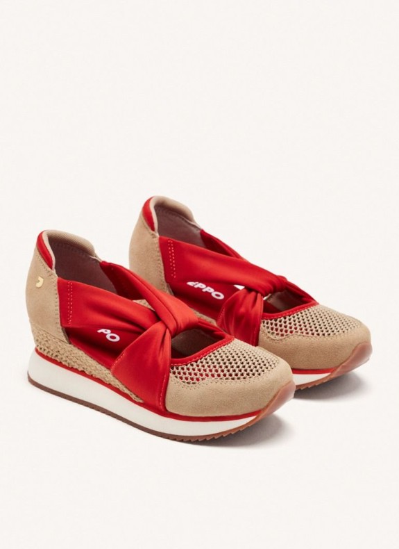 Zapatillas abiertas Gioseppo Darlington rojo