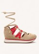Gioseppo Grisworld beige offene Schuhe
