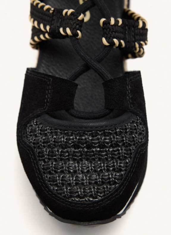 Gioseppo Grisworld schwarze offene Schuhe