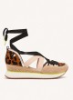 Gioseppo Ludlow Leopard offene Pantoffeln