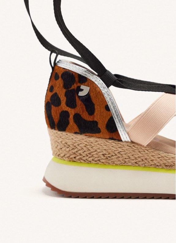 Gioseppo Ludlow Leopard offene Pantoffeln