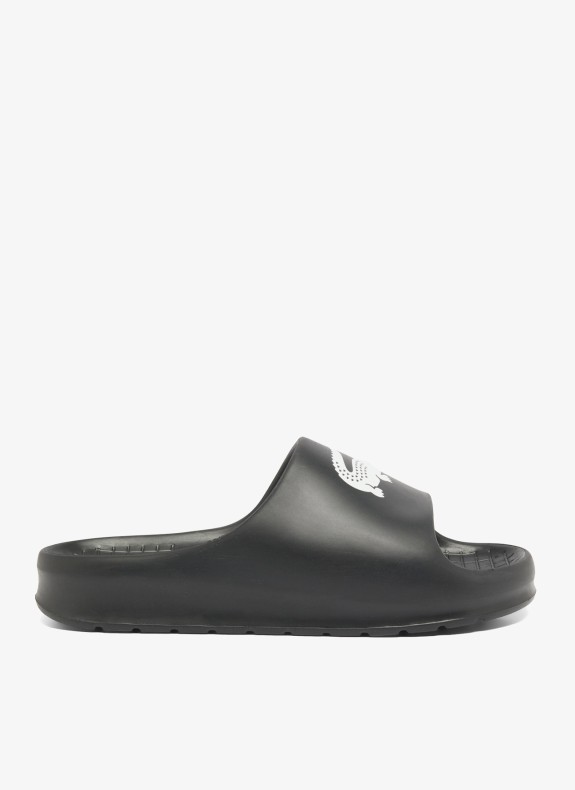 Chanclas Lacoste Serve Slide 2.0 schwarz