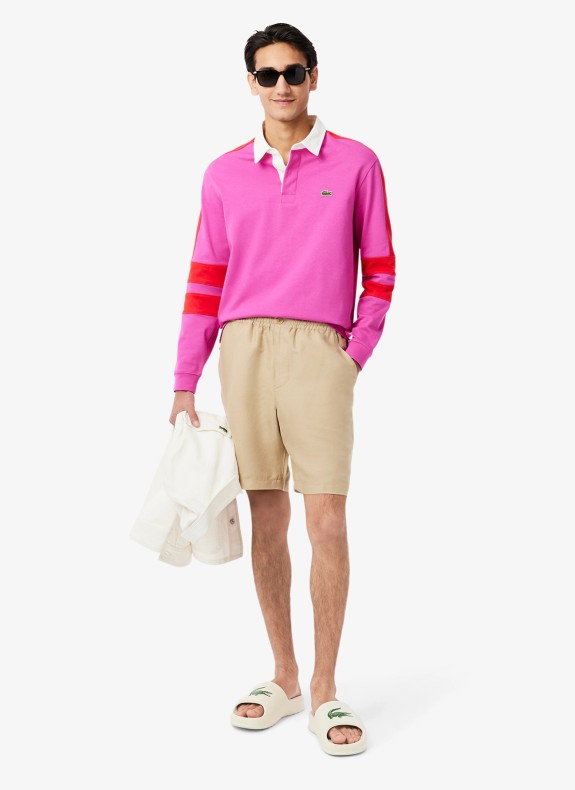 Chanclas Lacoste Serve Slide 2.0 beige