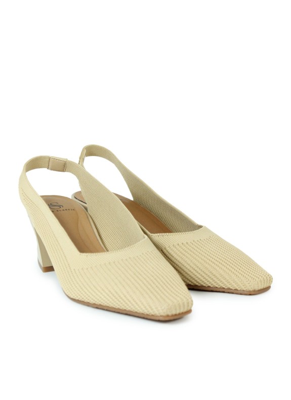 Salão destalonado Miss Elastic Paris camel