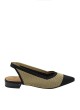 Salon à talon ouvert Miss Elastic Capri camel