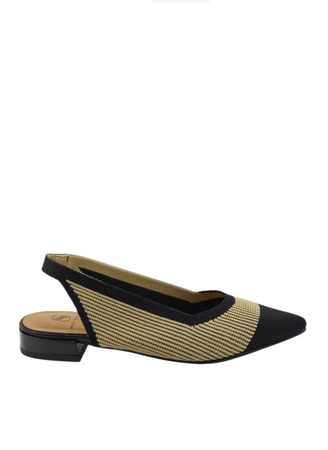 Salon à talon ouvert Miss Elastic Capri camel