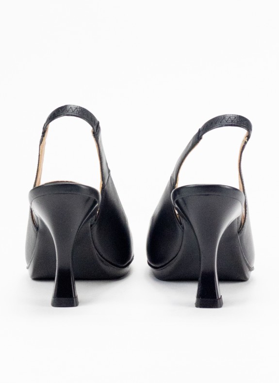 Escarpin ouvert à l'arrière Desiree Shoes Sami1 noir