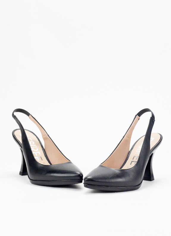 Escarpin ouvert à l'arrière Desiree Shoes Sami1 noir