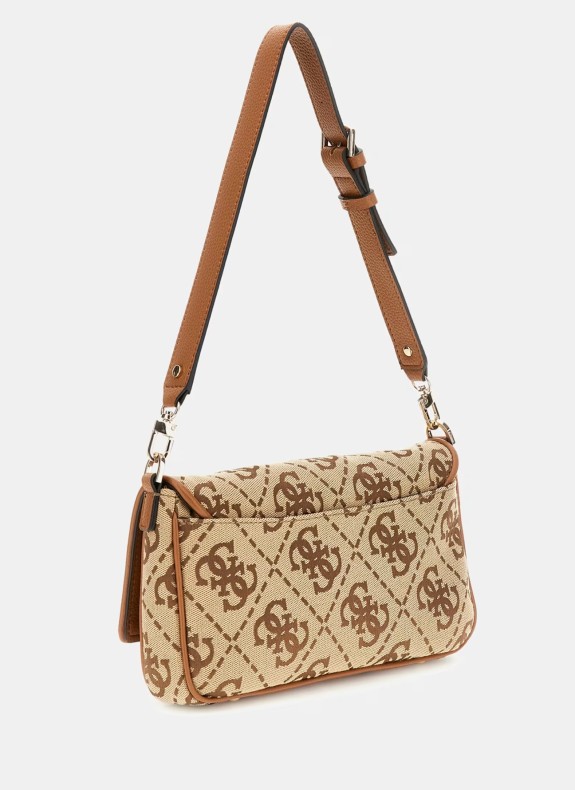 Bolso Guess Circle Flap Shoulder Bag taupe