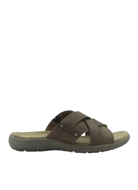 Sandale en Cuir pour Homme de Couleur Cuir