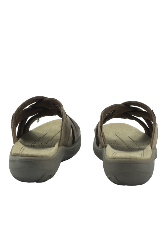 Sandale en Cuir pour Homme de Couleur Cuir