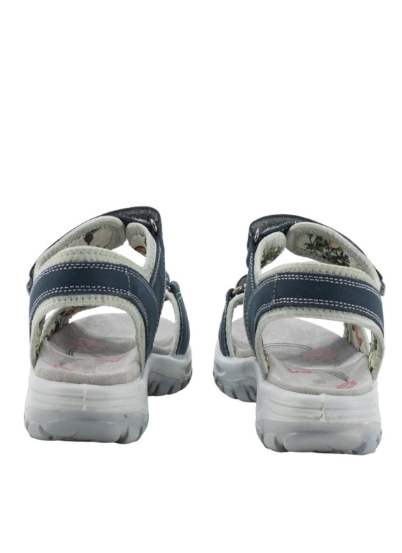 Sandale Sportive en Cuir pour Femme Couleur Marine