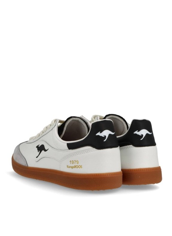 Kangaroos K25-12 weiße Pantoffeln