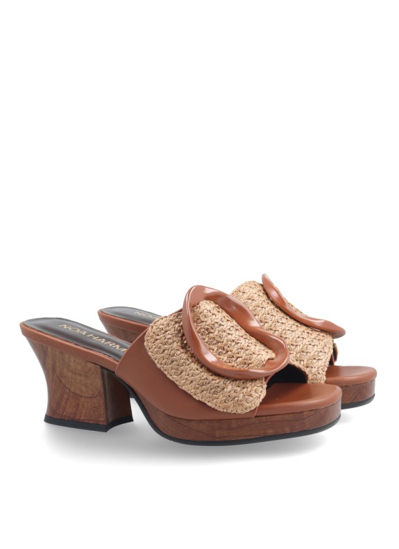 Zueco Noa Harmon Lil Terra couro