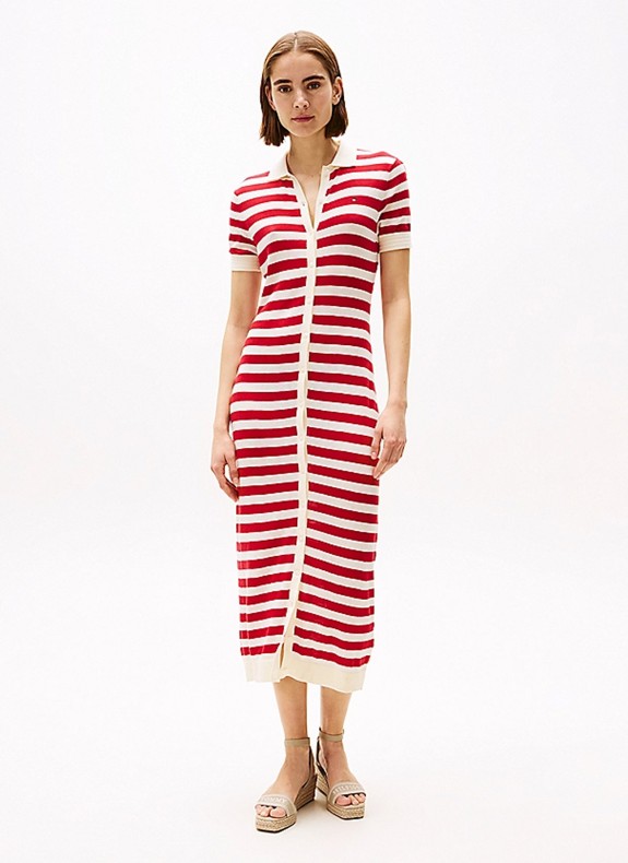 Sandalia Tommy Hilfiger Espad Mid Wedge beige