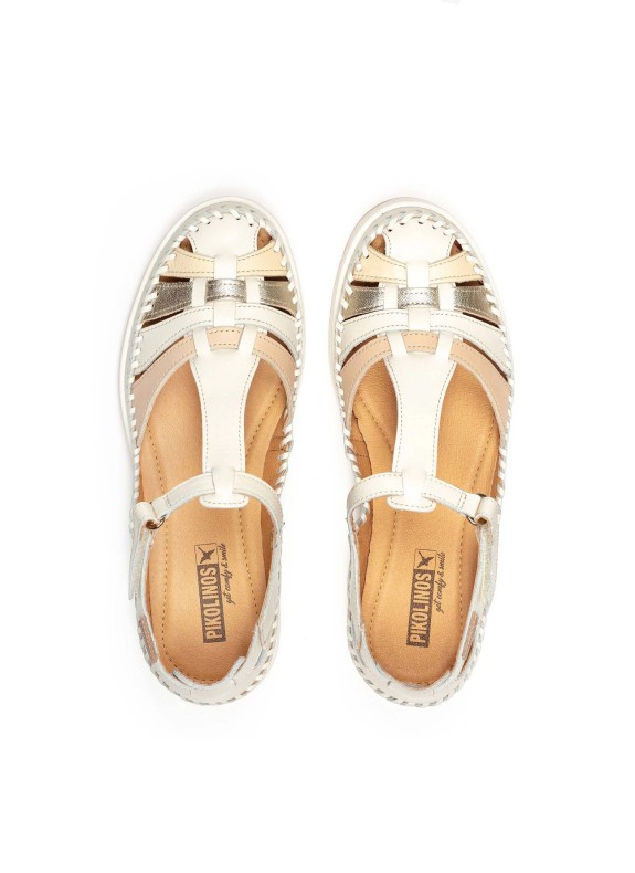 Zapato semiabierto Pikolinos Tenerife branco