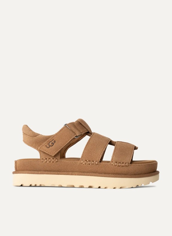 Sandalia Ugg Goldenstar Strap couro