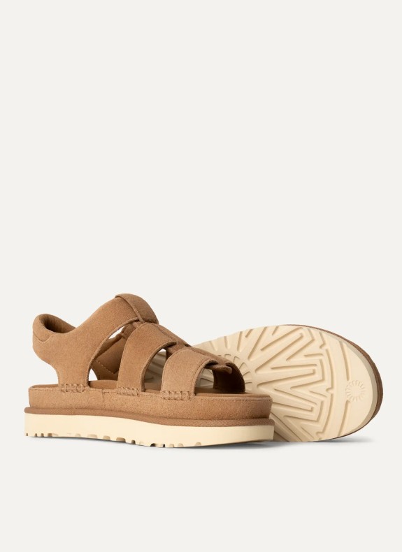 Sandalia Ugg Goldenstar Strap couro