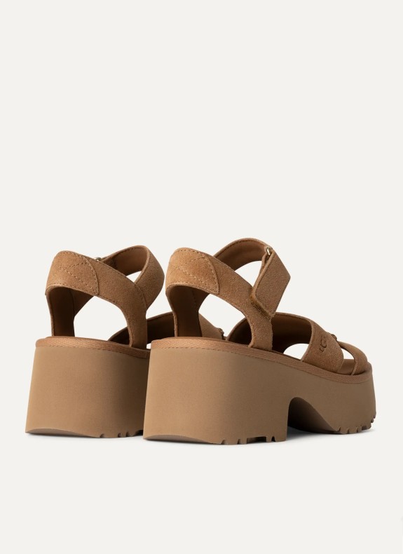 Sandalia Ugg New Heights Ankle Strap pelle