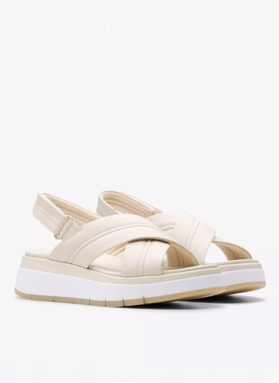 Sandalia Clarks toskanisches Kreuz beige